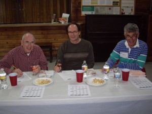 Our Wine Judges Doug,Dave from the Boeing Wine Club and Steve from the NW Wine Academy